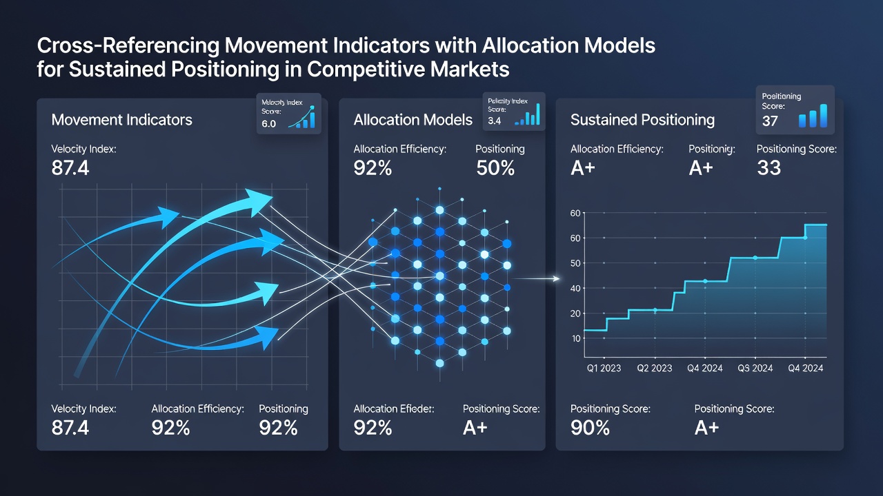 Chart illustrating allocation model adjustments based on real-time movement data in competitive fixtures