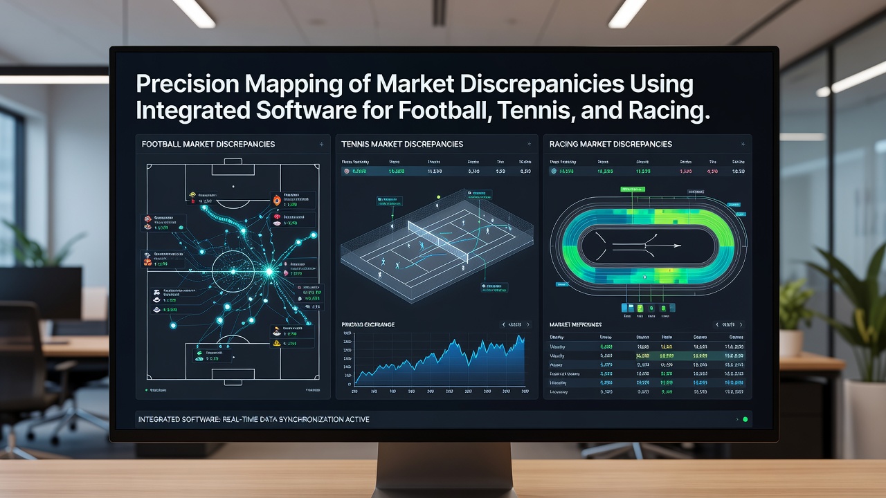 Screenshot of software interface mapping discrepancies in tennis match odds and horse racing form data